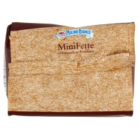 Mulino Bianco Mini Fette Biscottate Integrali con Cioccolato Fondente Gr.110
