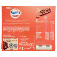 Nestle' Fitness Crunchy Caramel Barrette di Cereali Integrali Con Cioccolato Gr.23,5 x Pz.4