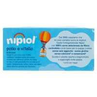 Nipiol Omogeneizzato Carne Vitello e Pollo Gr.80X2