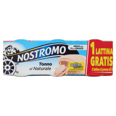 Nostromo Tonno al Naturale Pz.3 X Gr.70