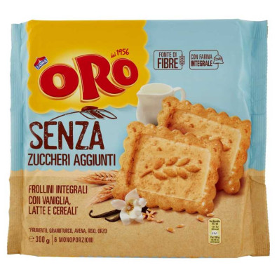Oro Saiwa Biscotti senza Zuccheri Aggiunti Gr.300