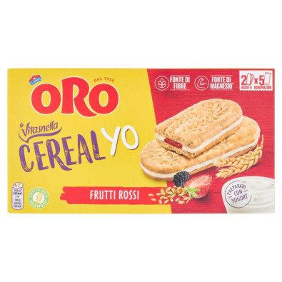 Oro Saiwa Vitasnella Cereal Yo Frutti Rossi Gr.253