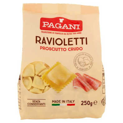 Pagani Ravioli Prosciutto Crudo Gr.250