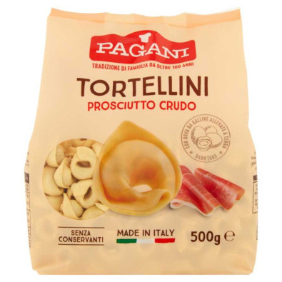Pagani Tortellini Secchi Prosciutto Crudo Gr.500