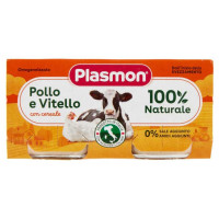 Plasmon Omogeneizzato Carne Vitello e Pollo Gr.80X2