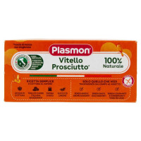 Plasmon Omogeneizzato Carne Vitello e Prosciutta Gr.80X2