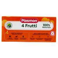 Plasmon Omogeneizzato Frutta 4 Frutti Gr.104X2