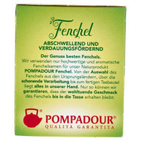 Pompadour Infuso Finocchio 20 Filtri