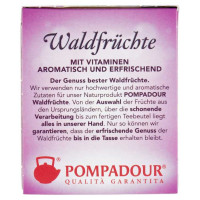 Pompadour Infuso Frutti di Bosco e Vitamine 20 Filtri