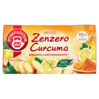 Pompadour Infuso Zenzero e Curcuma 20 Filtri