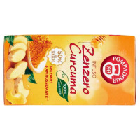 Pompadour Infuso Zenzero e Curcuma 20 Filtri