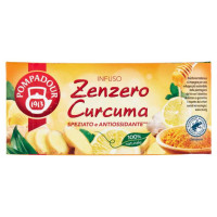 Pompadour Infuso Zenzero e Curcuma 20 Filtri
