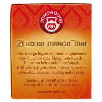 Pompadour Infuso Zenzero e Mango 10 Filtri