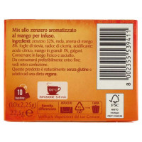 Pompadour Infuso Zenzero e Mango 10 Filtri