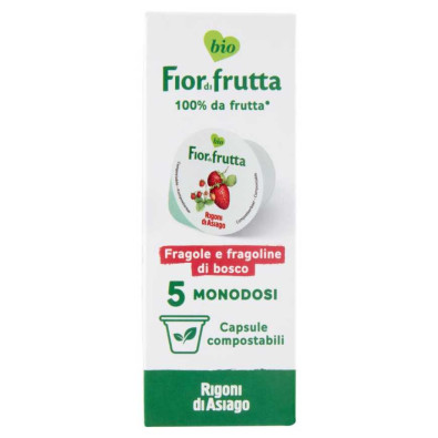 Rigoni di Asiago Fiordifrutta Bio Fragole Pz.5 X Gr.20