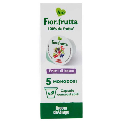 Rigoni di Asiago Fiordifrutta Bio Frutti di Bosco Pz.5 X Gr.20