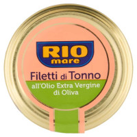 Rio Mare Filetti di Tonno Lavorati a Mano all'Olio Extra Vergine di Oliva Gr.180
