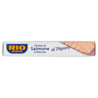 Rio Mare Filetto di Salmone al Naturale al Vapore Gr.125