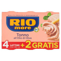Rio Mare Tonno all’Olio di Oliva Gr.80 X Pz.4+2