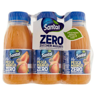 Santal Mix Pesca e Mango Zero Zuccheri Aggiunti Ml.250