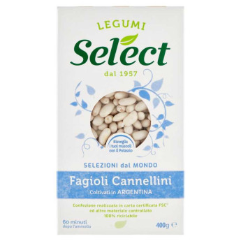 Select Fagioli Cannellini Astuccio Gr.400