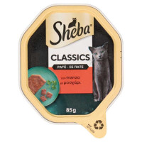 Sheba Pate' con Manzo per Gatti Gr.85
