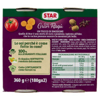 Star Granragu' Carne Extra Gusto Gr.180 X Pz.2