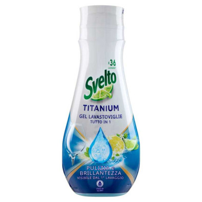 Svelto Gel per Lavastoviglie Crystal Shine Technology 36 Lavaggi Ml.640