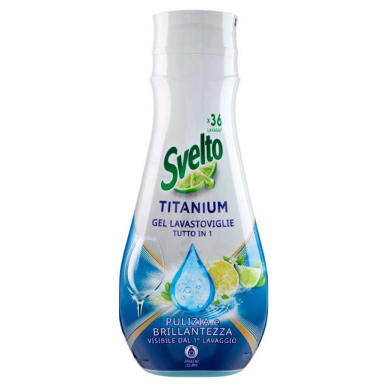Svelto Gel per Lavastoviglie Crystal Shine Technology 36 Lavaggi Ml.640