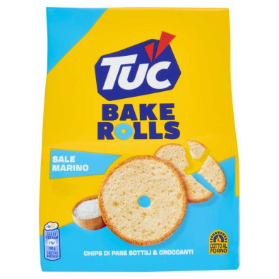 Tuc Bake Rolls Chips di Pane Sottile e Croccante Gusto Original Gr.150