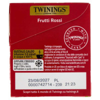 Twinings Infuso Frutti Rossi 20 Filtri