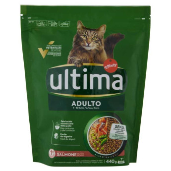 Ultima Cat Crocchette Adult con Salmone Gr.440