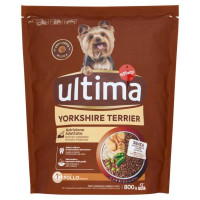 Ultima Dog Crocchette per Yorkshire al Pollo Gr.800