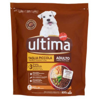 Ultima Dog Mini Adult Crocchette con Pollo Gr.800