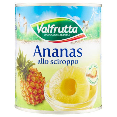 Valfrutta Ananas Sciroppata Gr.836