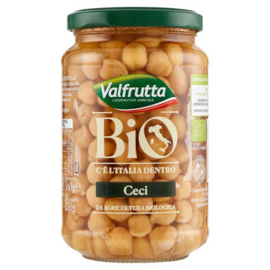 Valfrutta Ceci Bio in Vetro Gr.360