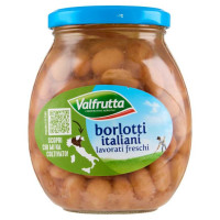 Valfrutta Fagioli Borlotti Italiani in Vetro Gr.360
