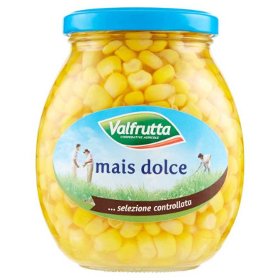 Valfrutta Mais Doce in Vetro Gr.360