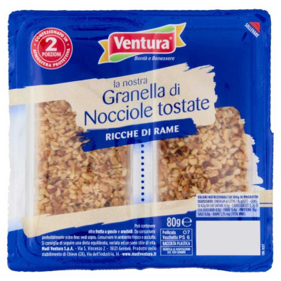 Ventura Granella Nocciole Gr.50X2