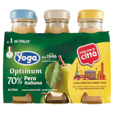 Yoga Optimum 70% Pera Italiana Ml.125 X 6
