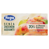 Yoga Optimum Pesca senza  Zuccheri Ml.200X3