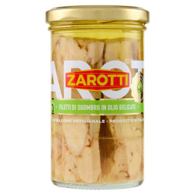 Zarotti Filetti di Sgombro in Olio Delicato Gr.250