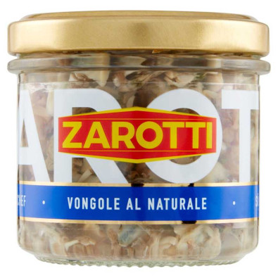 Zarotti Vongole al Naturale in Vaso di Vetro Gr.110