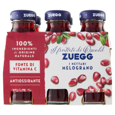 Zuegg Nettare di Melograno Italiano I Frutteti di Oswald Ml.125 X 6