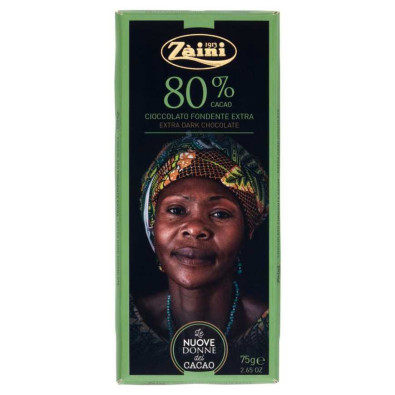 Zàini Tavoletta Cioccolato Fondente Extra 80% Cacao Gr.75
